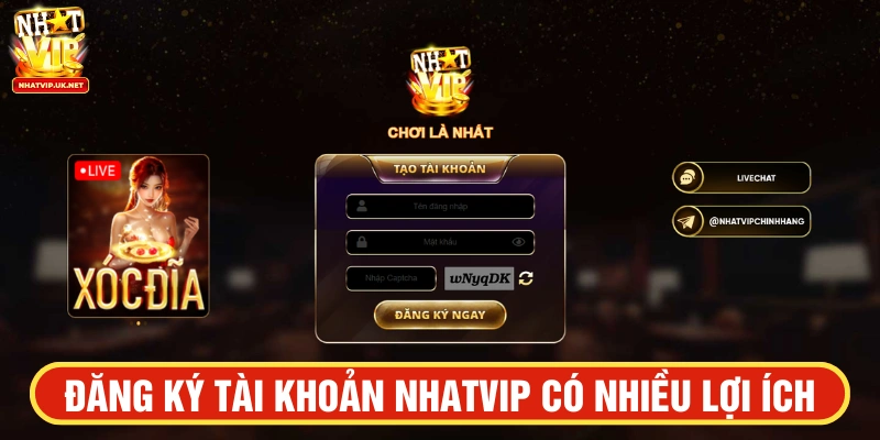 Đăng ký tài khoản NHATVIP có nhiều lợi ích